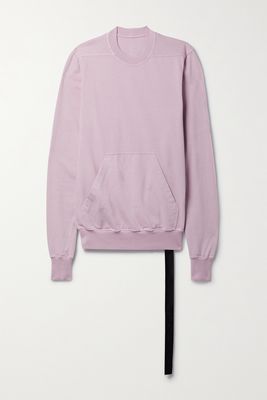 Rick Owens - Granbury Cotton-jersey Sweatshirt - Pink