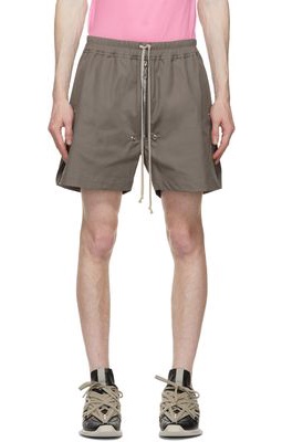 Rick Owens Grey Bela Boxers Shorts