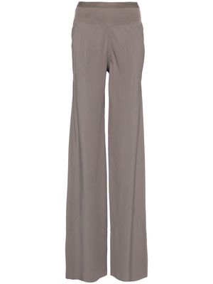 Rick Owens high-rise panelled palazzo trousers - Grey