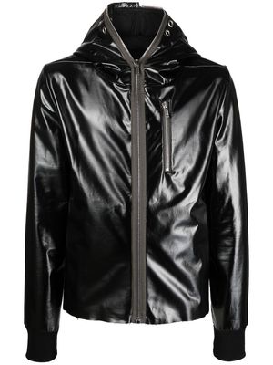 Rick Owens high-shine finish jacket - Black
