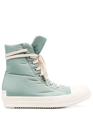 Rick Owens high-top lace-up sneakers - Blue