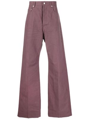 Rick Owens high-waist wide-leg trousers - Purple