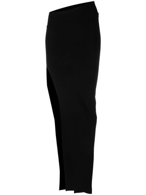 Rick Owens high-waisted asymmetric skirt - Black