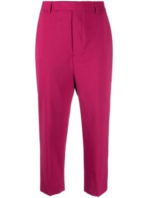 Rick Owens high-waisted cropped trousers - Pink