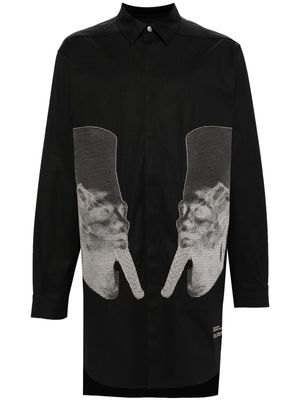 Rick Owens Jumbo cotton shirt jacket - Black