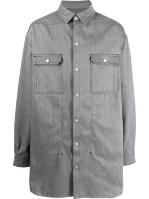 Rick Owens Jumbo oversized shirt coat - Grey
