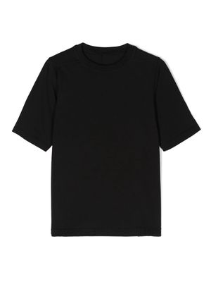 Rick Owens Kids inside-out-seams cotton T-shirt - Black