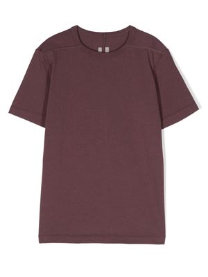 Rick Owens Kids Level T organic cotton T-shirt - Purple
