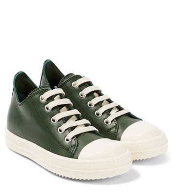 Rick Owens Kids Low leather sneakers