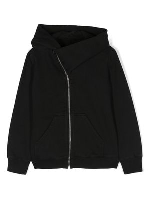 Rick Owens Kids Mountain asymmetric hoodie - Black
