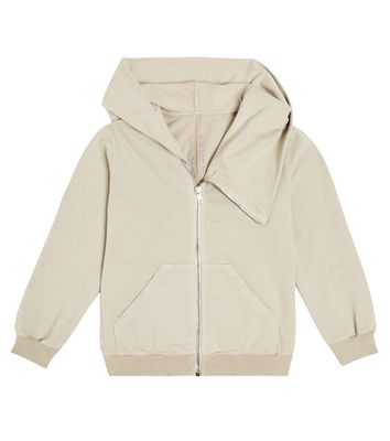 Rick Owens Kids Mountain cotton jersey hoodie