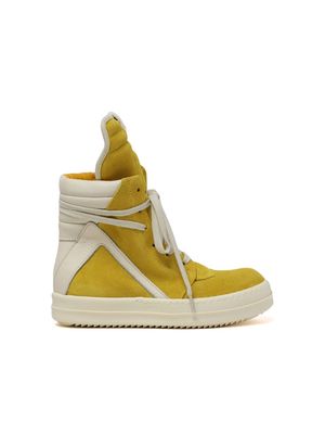 Rick Owens Kids padded-ankle high-top sneakers - Yellow