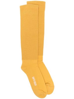 Rick Owens knee-high socks - Yellow