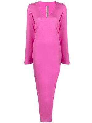 Rick Owens knitted cashmere dress - Pink