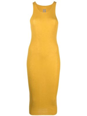 Rick Owens knitted tank dress - Yellow