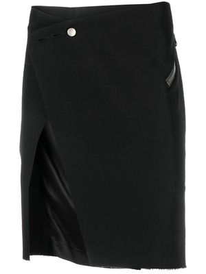 Rick Owens layered straight-leg trousers - Black