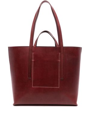 Rick Owens leather tote bag - Red