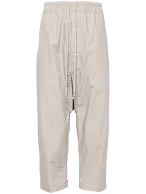 Rick Owens Lido drop-crotch cotton trousers - Neutrals