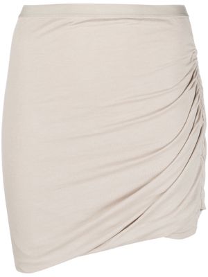 Rick Owens Lilies asymmetric miniskirt - Neutrals
