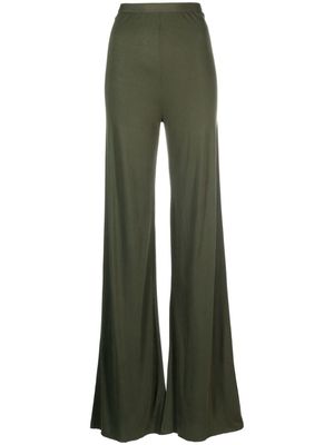 Rick Owens Lilies Luxor Farrah high-waist wide-leg trousers - Green