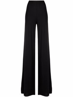 Rick Owens Lilies wide-leg flared trousers - Black