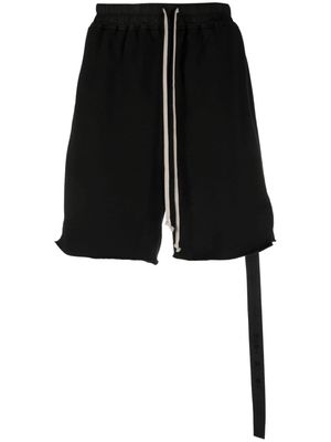 Rick Owens Long Boxers cotton shorts - Black