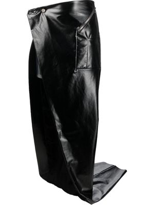 Rick Owens long cargo skirt - Black