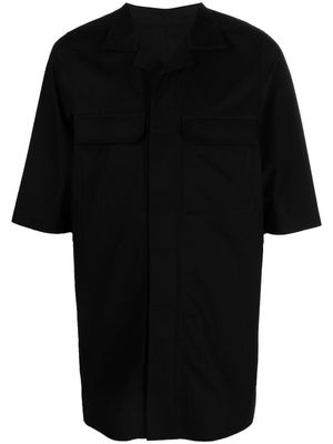Rick Owens long-length short-sleeved overshirt - Black