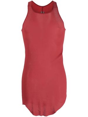 Rick Owens long ribbed tank top - Pink