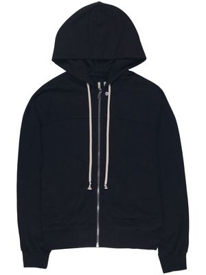 Rick Owens long-sleeve cotton hoodie - Black