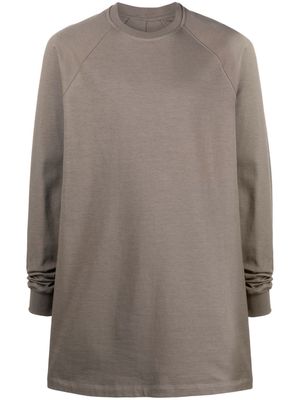 Rick Owens long-sleeve cotton sweatshirt - Brown