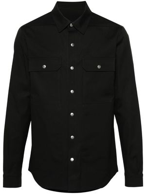 Rick Owens long-sleeve shirt jacket - Black