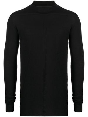 Rick Owens long-sleeve wool sweatshirt - Black