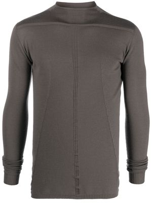 Rick Owens long-sleeve wool sweatshirt - Grey