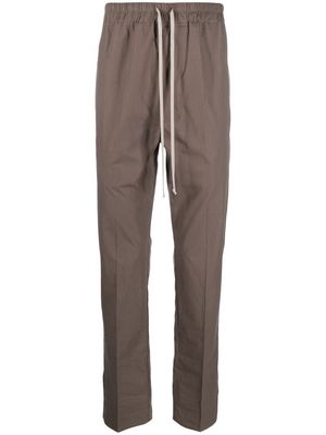 Rick Owens long slim drawstring trousers - Brown