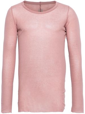 Rick Owens longline cotton T-shirt - Pink