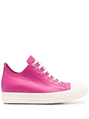Rick Owens low-top lace-up sneakers - Pink