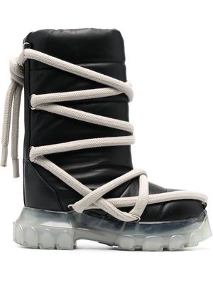 Rick Owens Lunar Tractor padded boots - Black