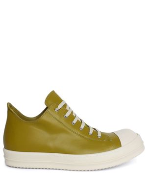 Rick Owens Luxor low-top leather sneakers - Yellow
