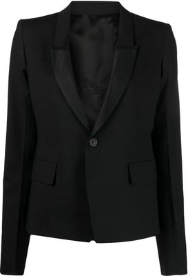 Rick Owens Luxor virgin wool-blend blazer - Black