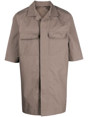 Rick Owens Magnum chest flap pocket shirt - Grey