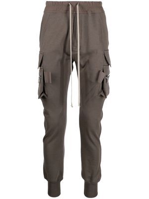 Rick Owens Mastodon jersey-knit cargo trousers - Brown
