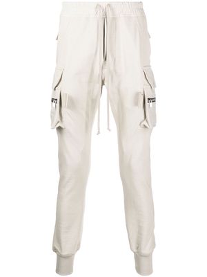 Rick Owens Mastodon jersey-knit cargo trousers - Neutrals