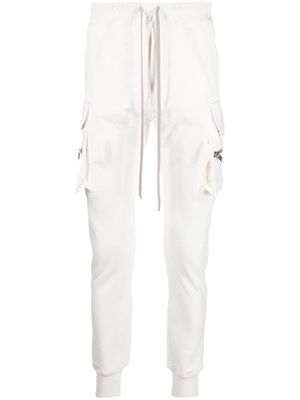 Rick Owens Mastodon jersey-knit cargo trousers - White