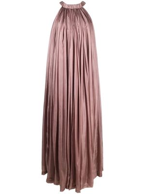 Rick Owens Medusa silk maxi dress - Pink