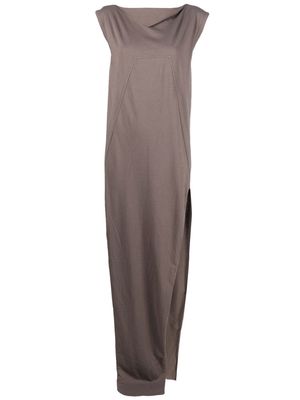 Rick Owens mid-length jersey dress - Brown
