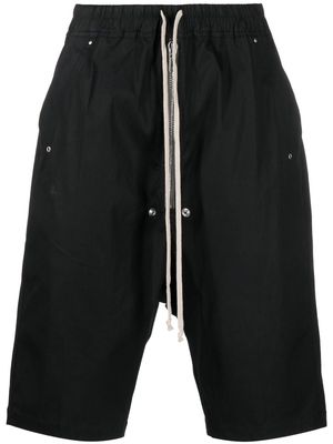 Rick Owens mid-rise knee-length shorts - Black