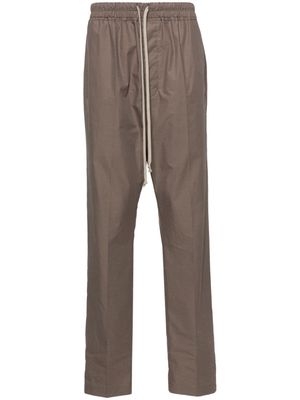 Rick Owens mid-rise tapered trousers - Brown