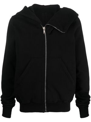 Rick Owens Mountain zip-up cotton hoodie - Black