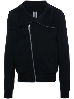 Rick Owens off-centre-fastening zipped sweatshirt - Black